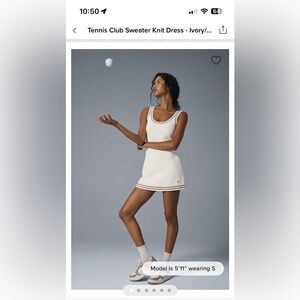 Alo tennis club sweater dress